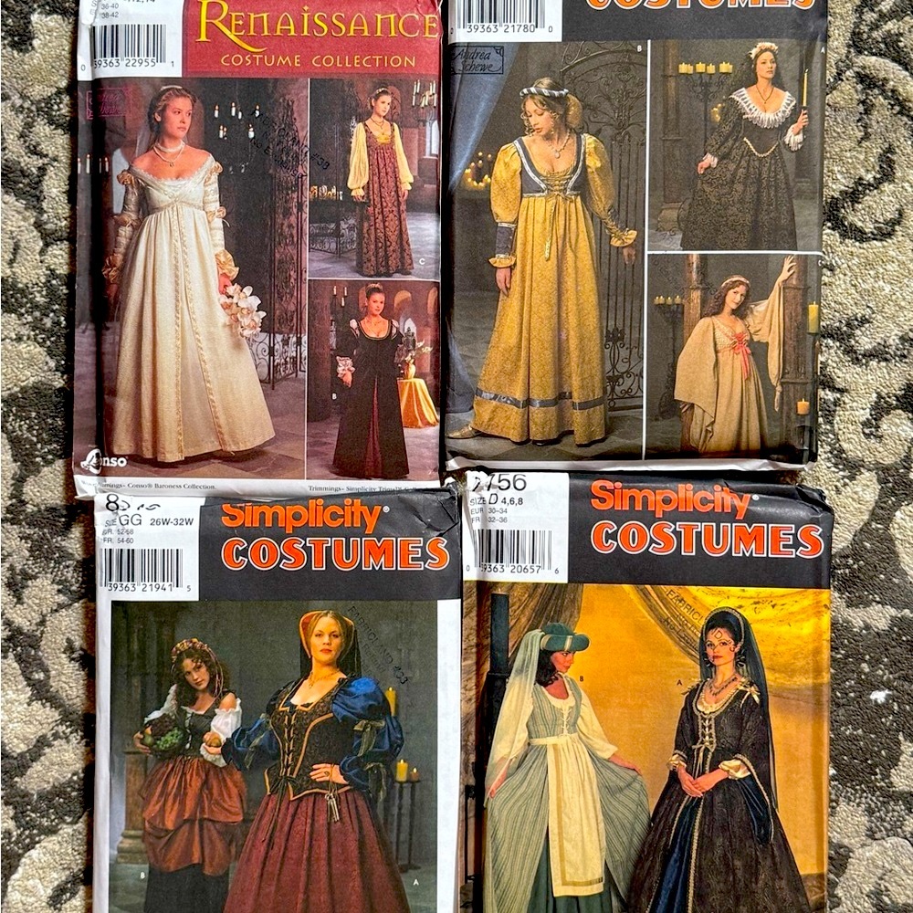 Renaissance Costumes - Patterns